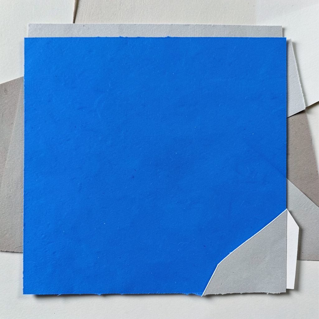 Layered paper cut-out collage of stacked coins, banknotes, and a smartphone screen glowing in deep blue and gold tones against a dark navy background